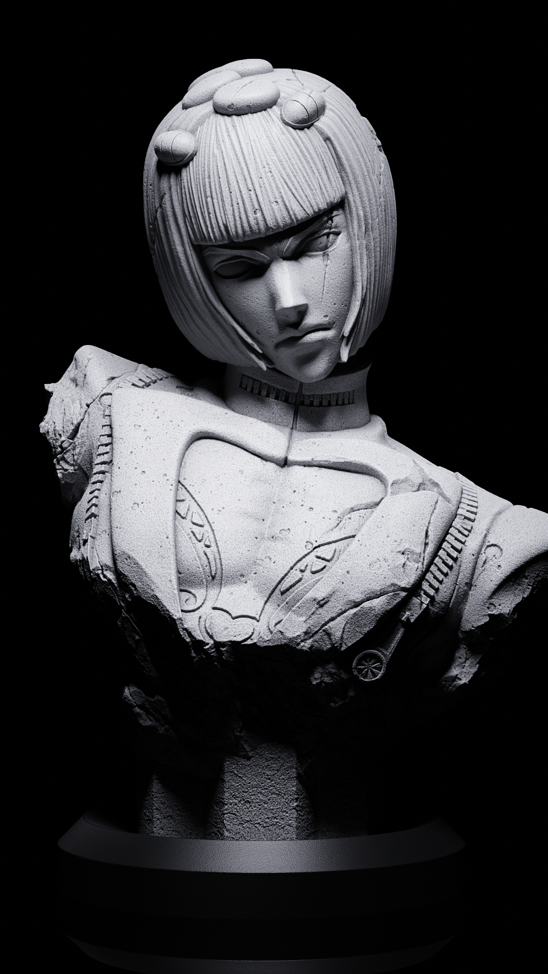 JoJo’s Bizarre Adventure 3D Printed Bust | Anime Collectible Statue - Image 3