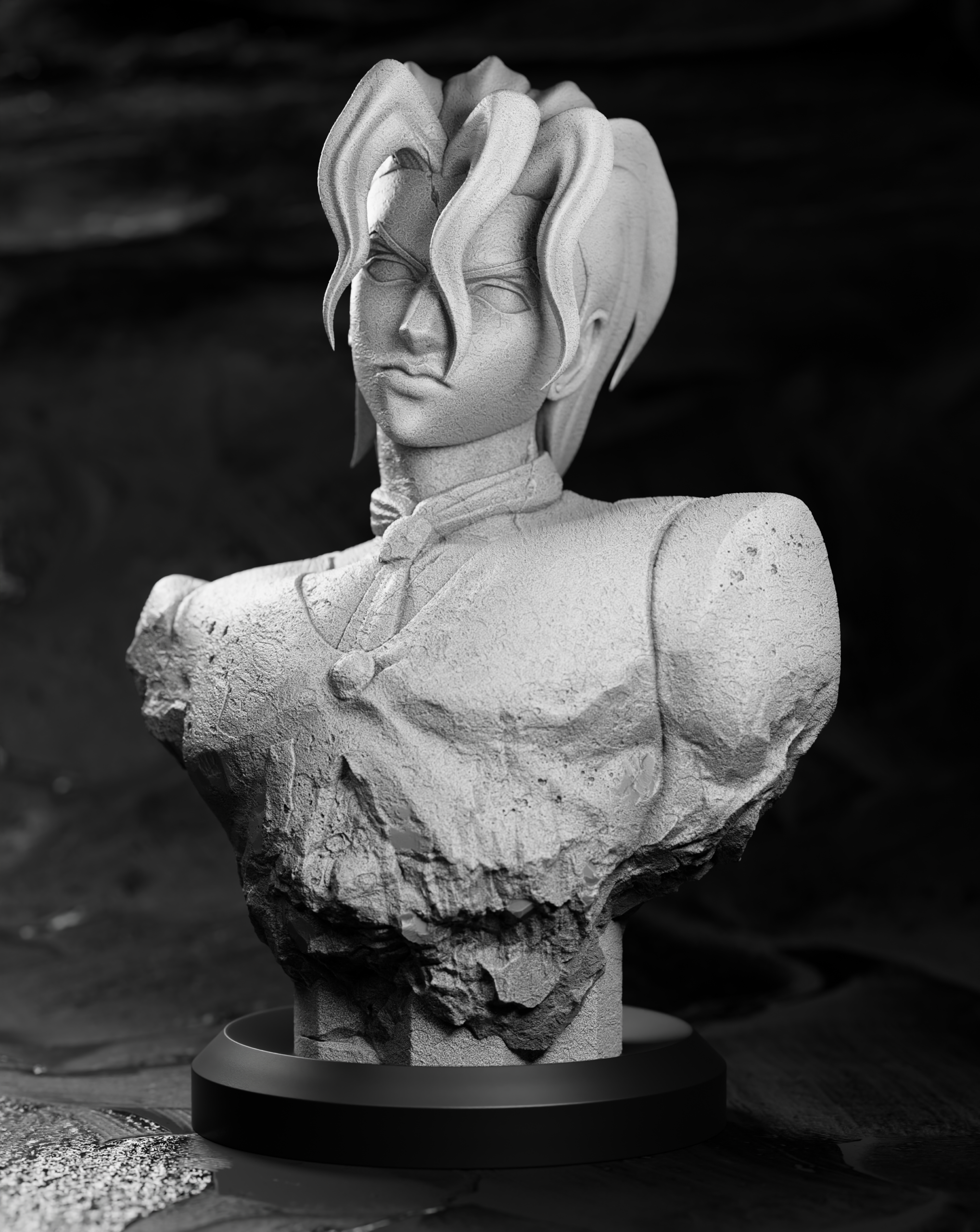 JoJo’s Bizarre Adventure 3D Printed Bust | Anime Collectible Statue - Image 7