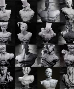 JoJo’s Bizarre Adventure 3D Printed Bust | Anime Collectible Statue
