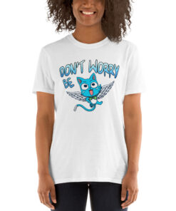 Alternative view of happy the cat T-shirt