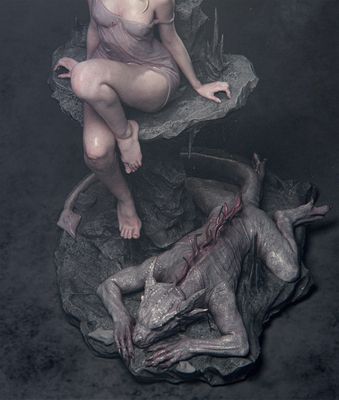 girl and dragon - Image 3